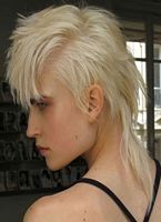  modne blond fryzury krótkie,  galeria  ze zdjęciami fryzur dla kobiet w katalogu z numerem  60